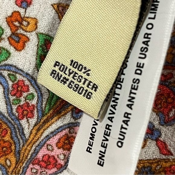 Ruff Hewn plus Size zip up paisley print light sweatshirt - Picture 11 of 14